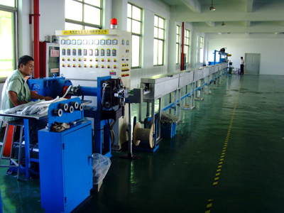 Silicone wire (casing) extrusion line